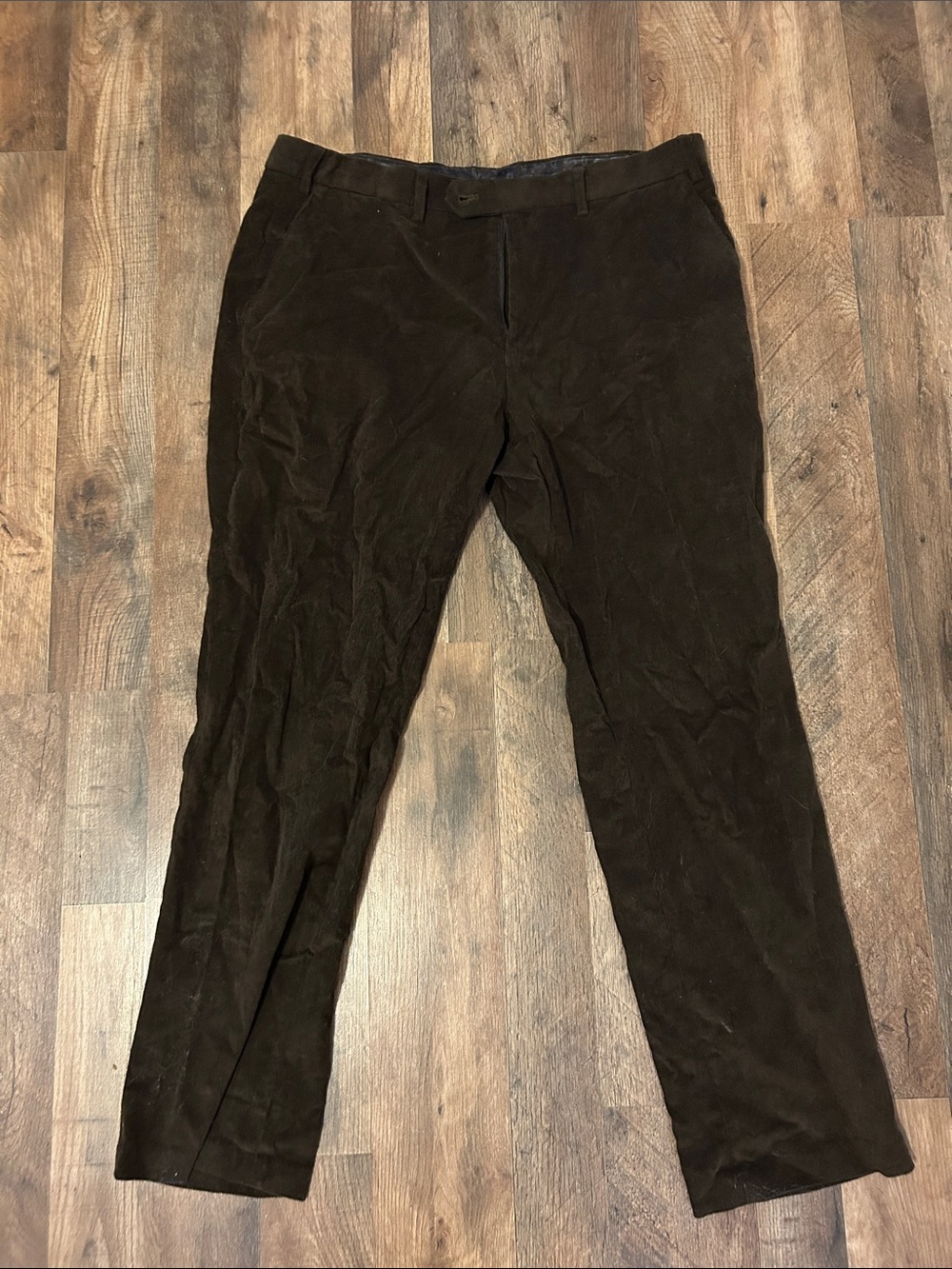 Lauren Ralph Lauren Dark Brown Corduroy Trousers